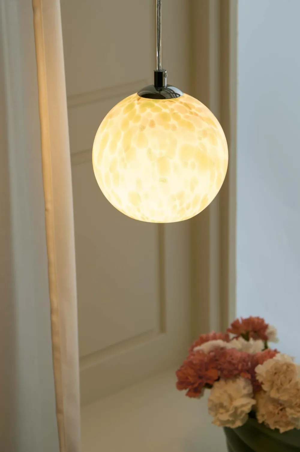 Ellos Pendler>Home Vindueslampe Dotsy Hvid/grøn