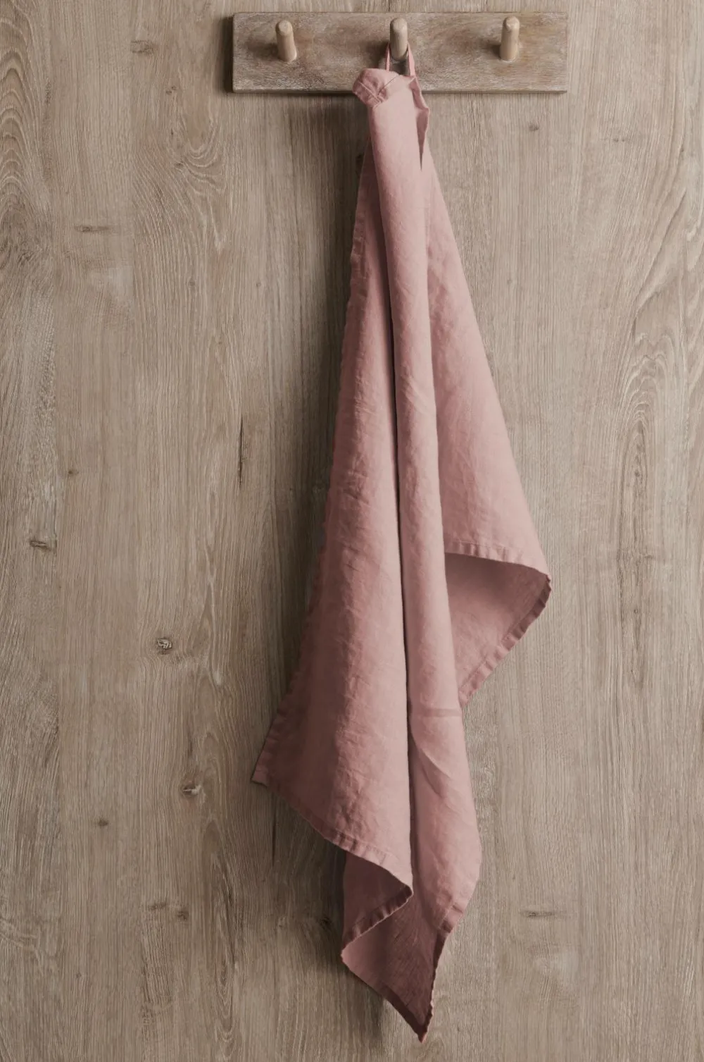 Ellos Home Viskestykke Malva i 100% hør Rosa Discount
