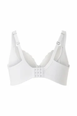 Ellos Plus collection Bøjle-bh med mesh-forede skåle Hvid Online