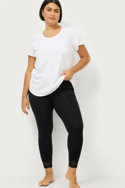 Ellos Tights & Leggings>Plus collection Leggings med en blonde Sort