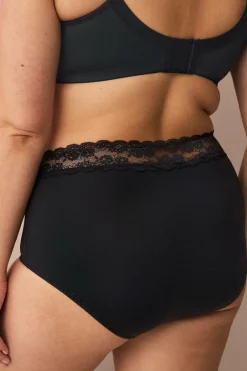 Ellos Plus collection Maxi-pink i høj model Sort Clearance