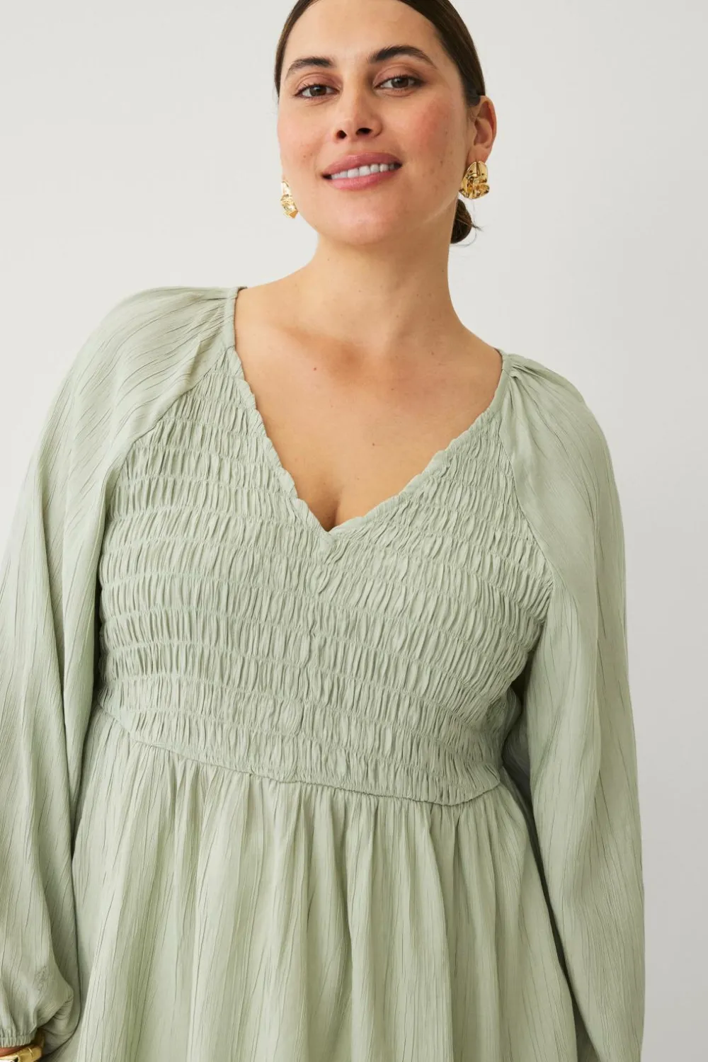 Ellos Plus collection Bluse med kittel Online
