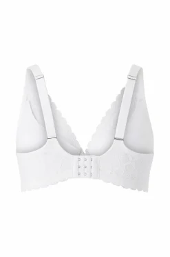 Ellos Plus collection Bøjle-bh med blondedetaljer Hvid Hot