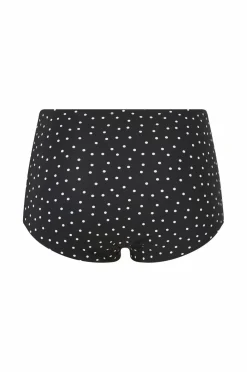 Ellos Plus collection Maxi Bikinitrusse med formende effekt Sort/hvidprikket Sale
