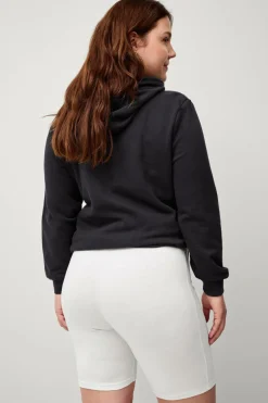 Ellos Plus collection Korte cykelshorts med høj talje Hvid