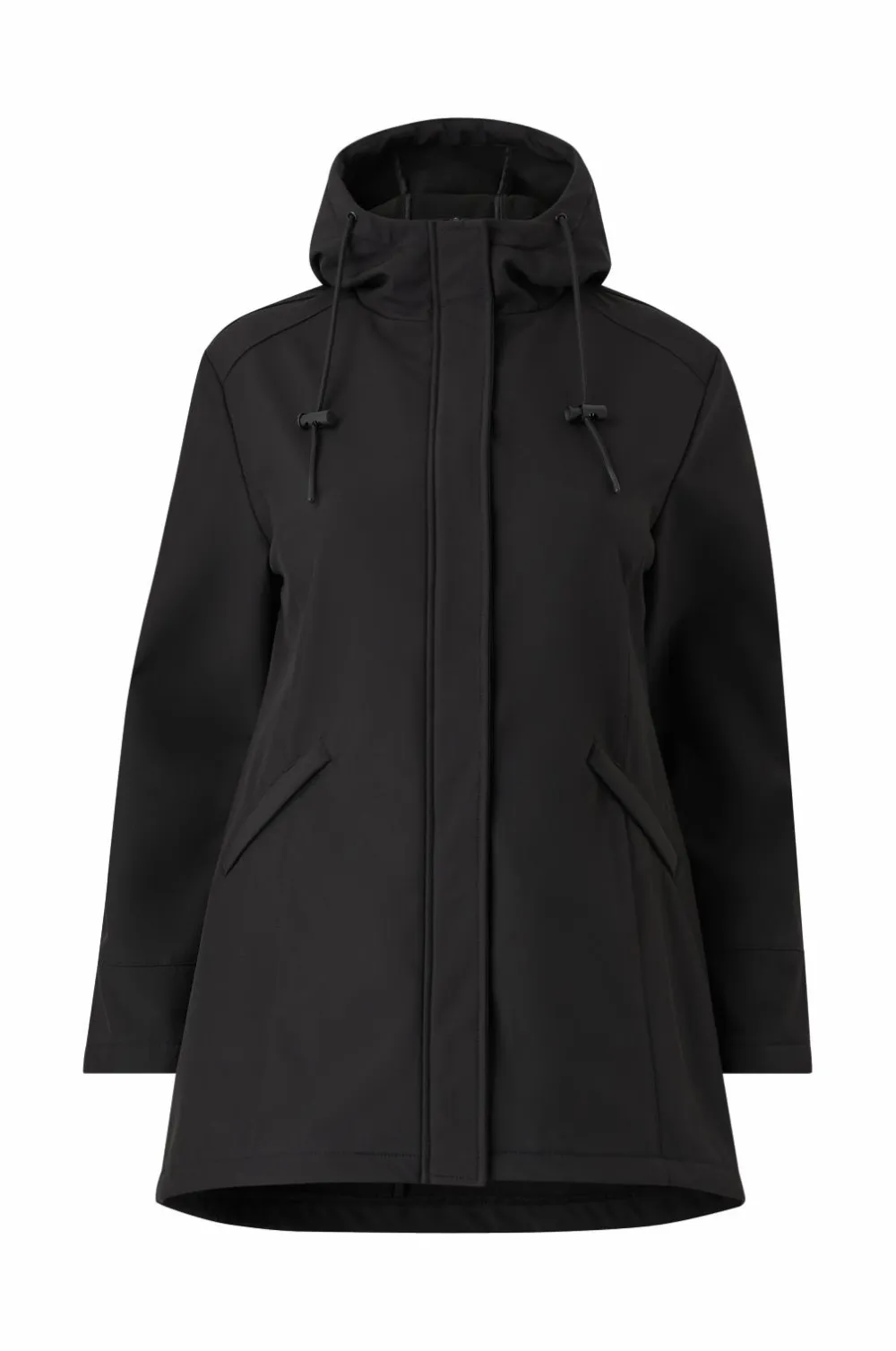 Ellos Jakker & Frakker>Plus collection Softshelljakke Sort