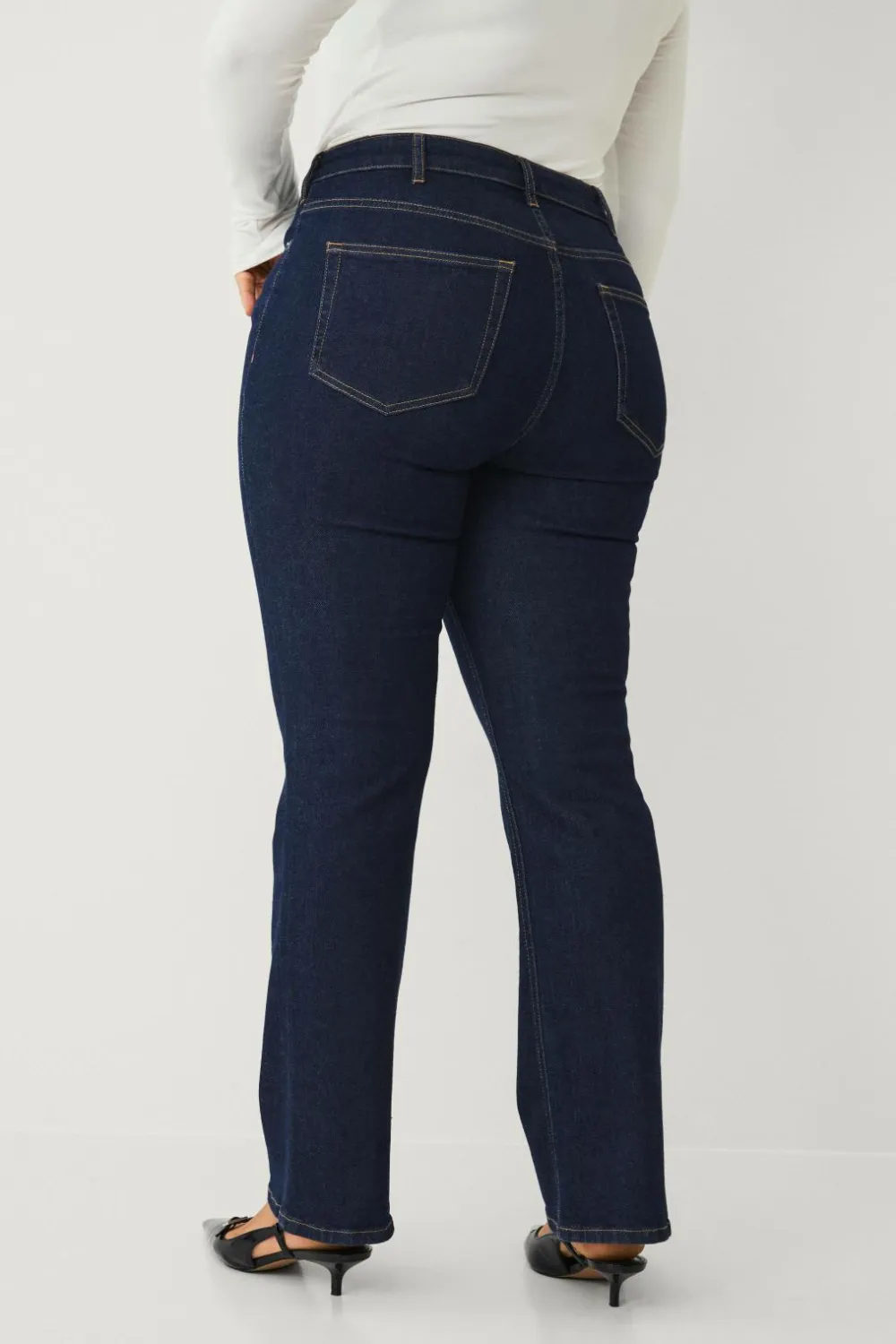 Ellos Jeans>Plus collection Bootcut jeans Rinse