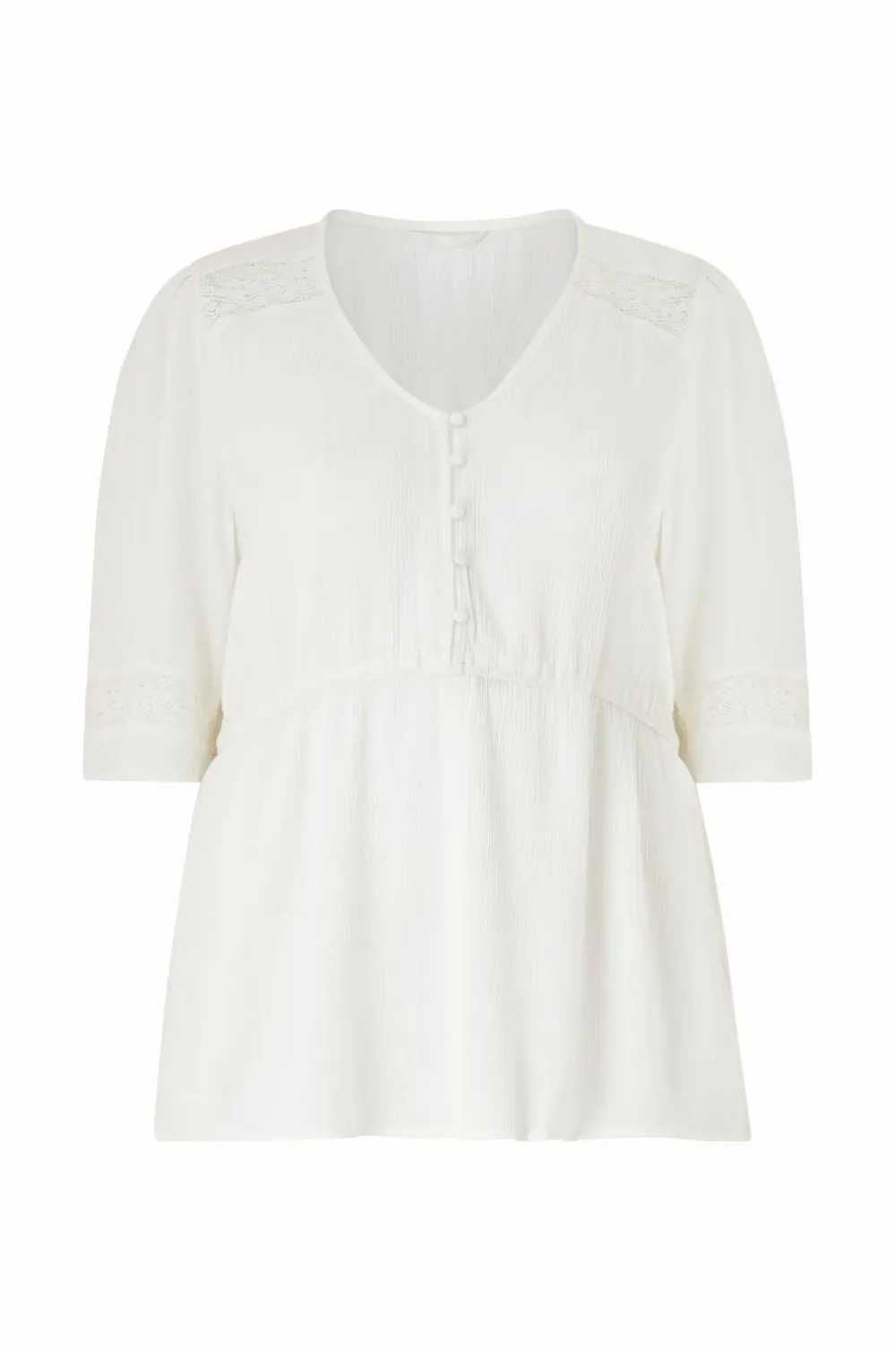 Ellos Plus collection Bluse Hvid