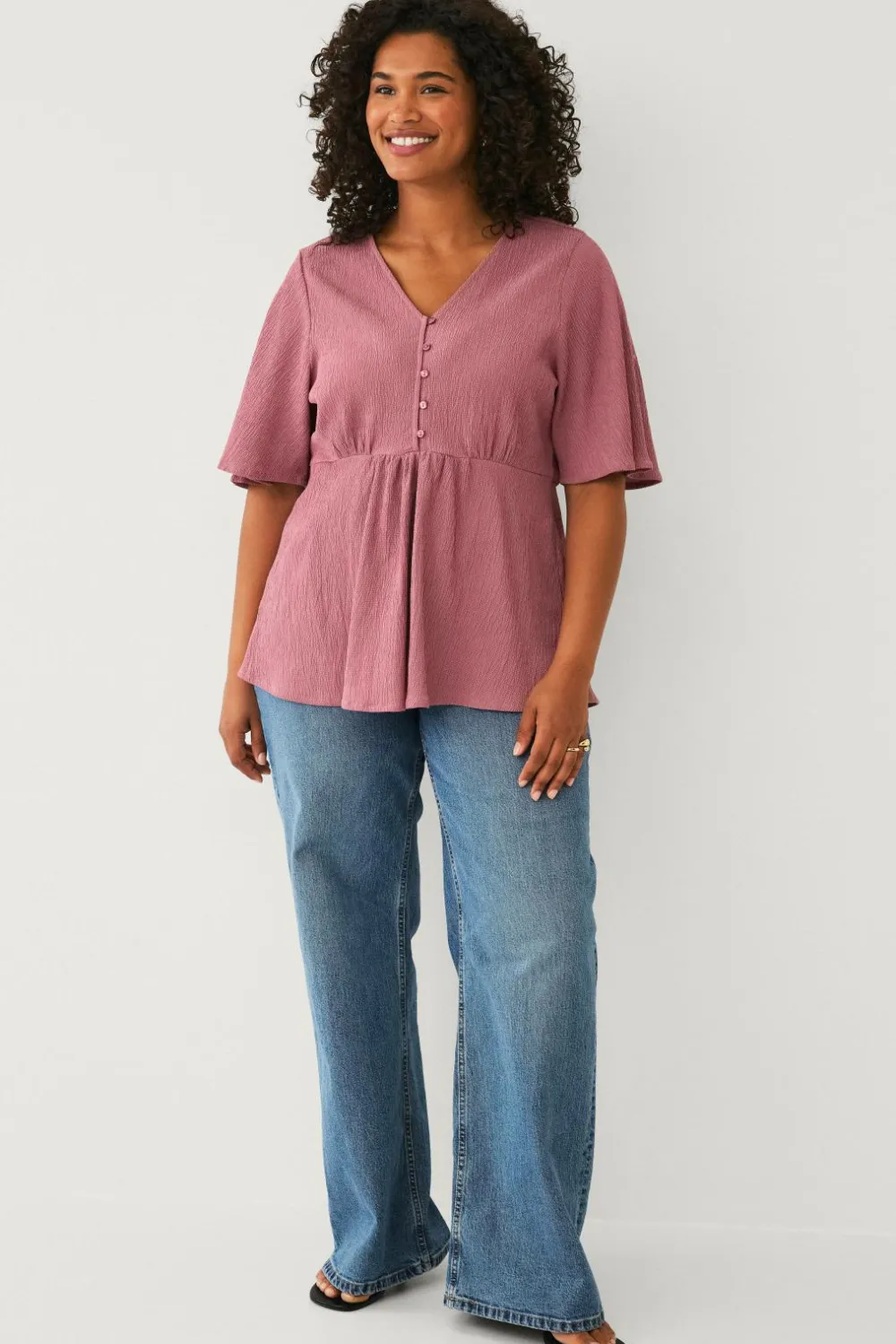 Ellos Plus collection Tunika Rosa Best