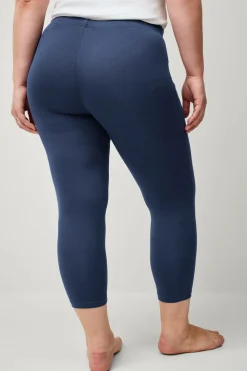 Ellos Plus collection Leggings med høj talje og 3/4 længde Marine New