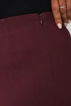 Ellos Plus collection Bootcut-bukser vinrød Outlet