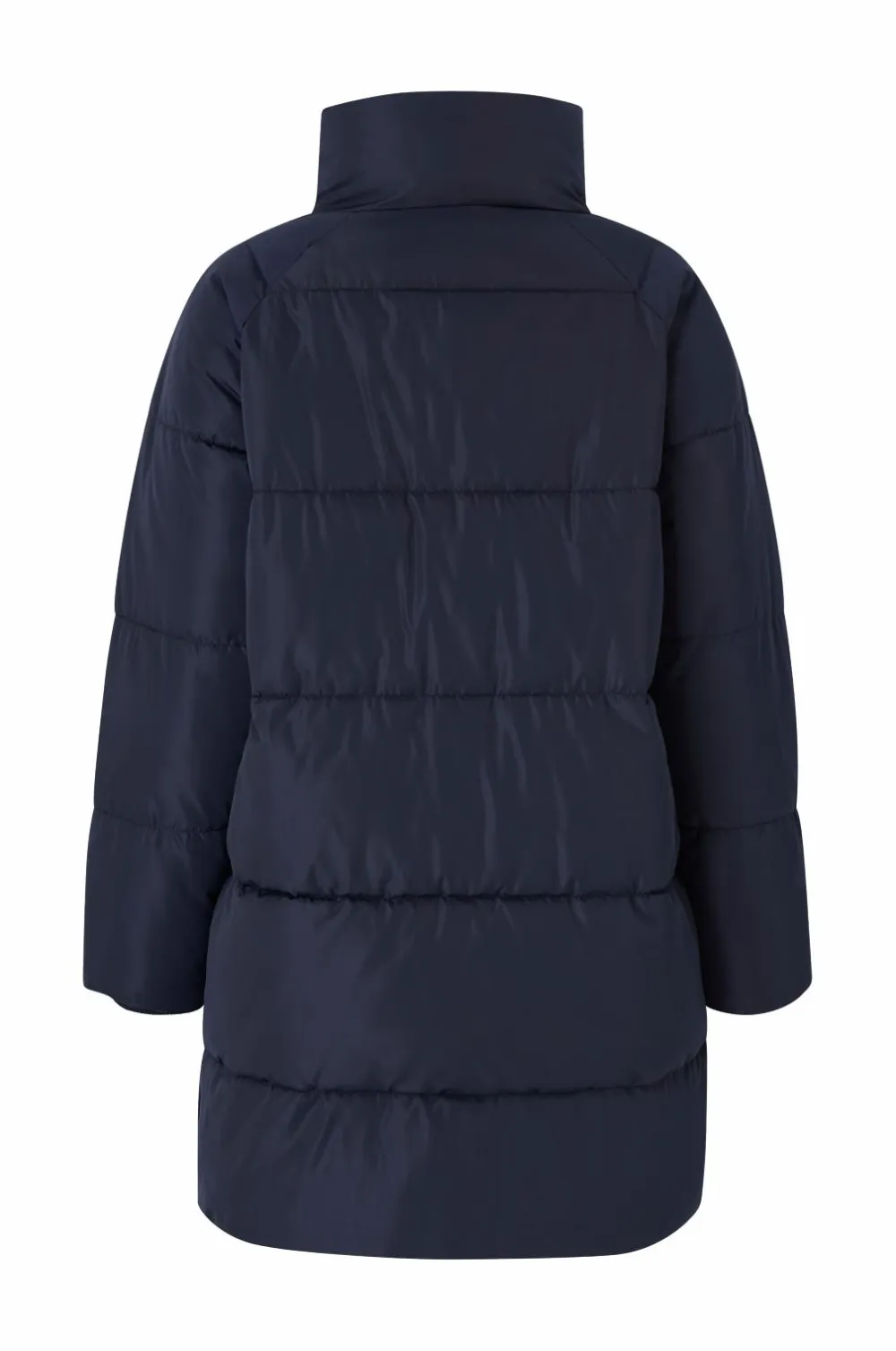 Ellos Plus collection Foret frakke med skorstenskrave Blå New