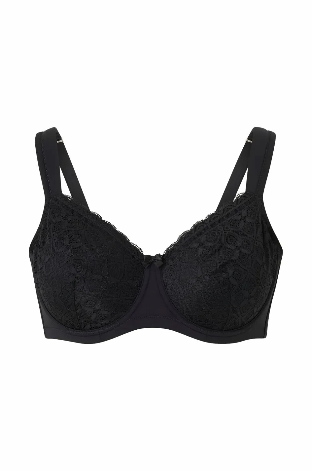 Ellos Bh'Er>Plus collection Bh med bøjle Minimiser Cilla sort