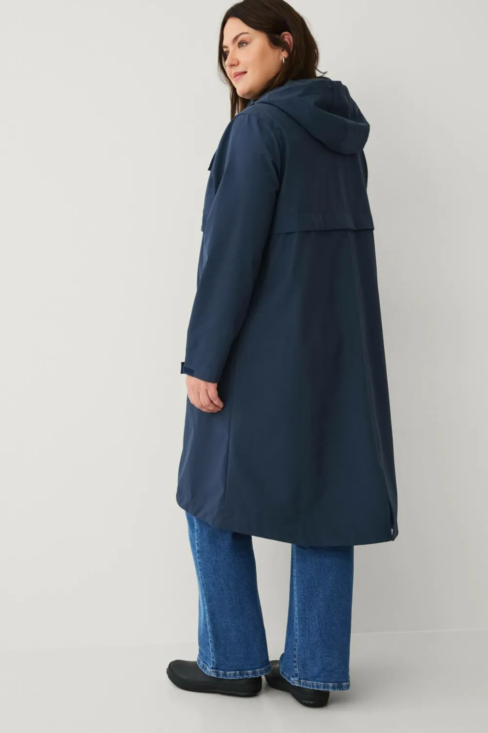 Ellos Jakker & Frakker>Plus collection Softshell-frakke Mørkeblå