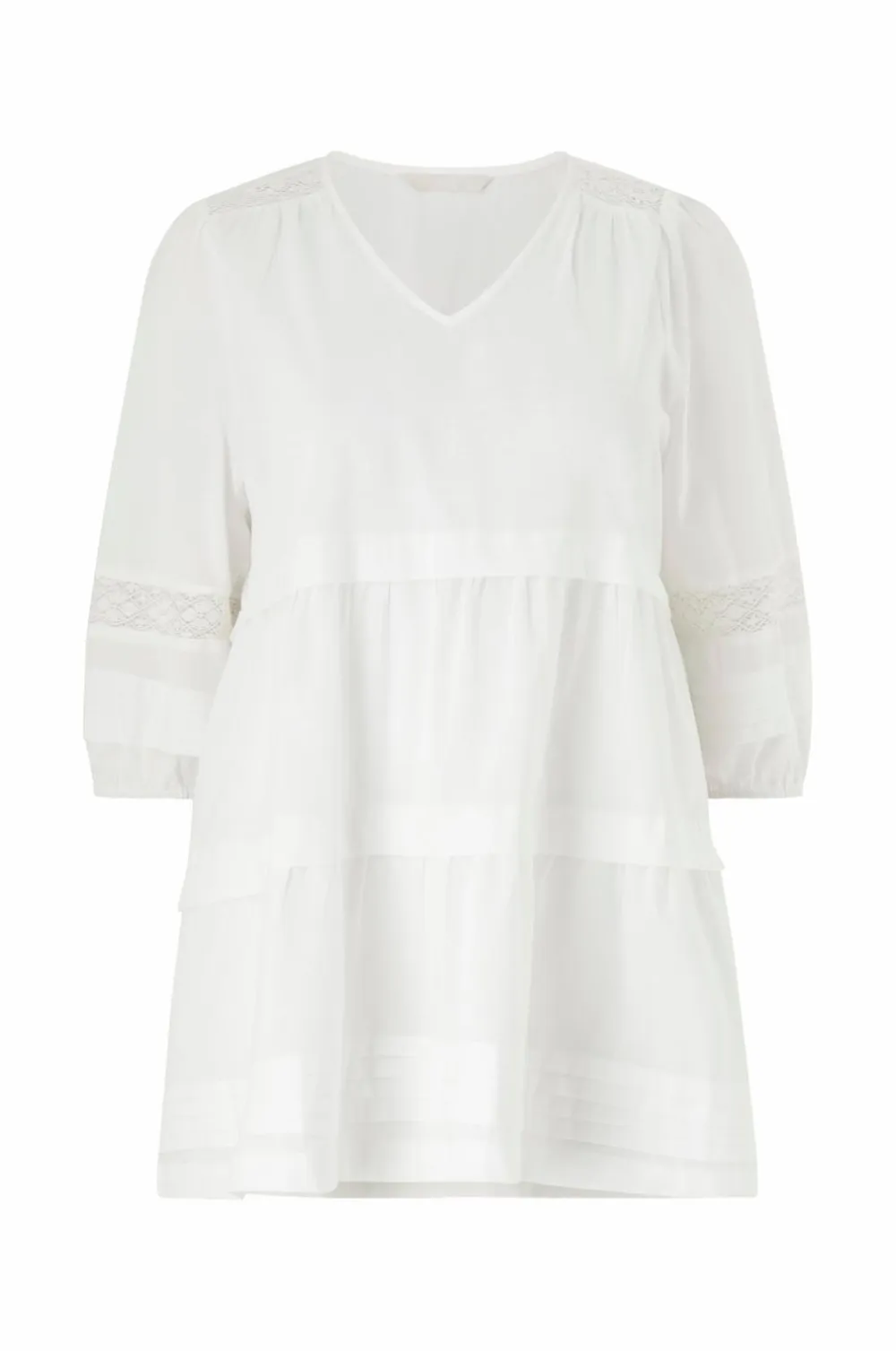 Ellos Plus collection Tunika Naturlig hvid Discount