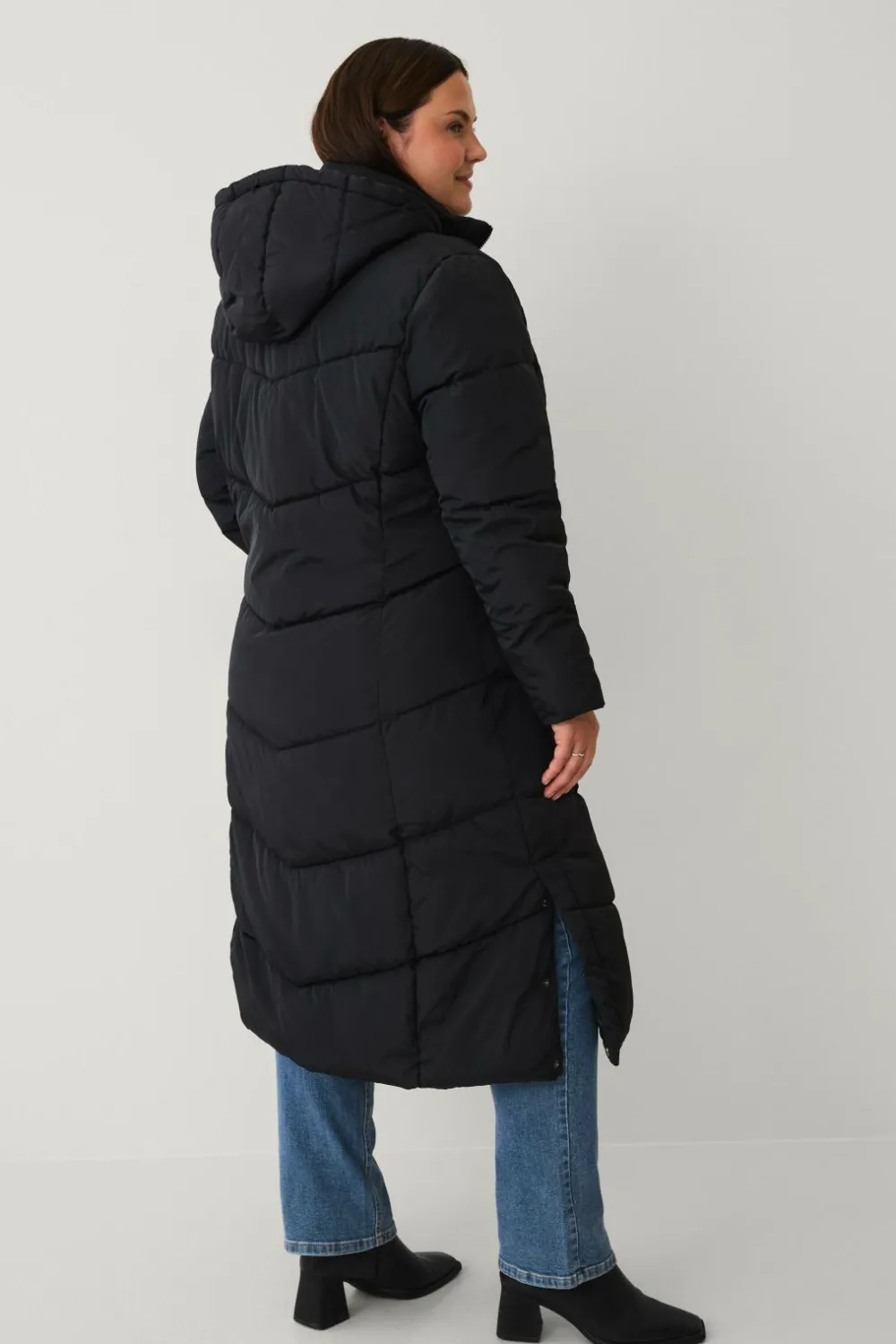 Ellos Plus collection Foret frakke Sort Online