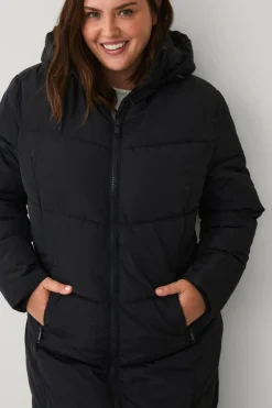Ellos Plus collection Foret frakke Sort Online