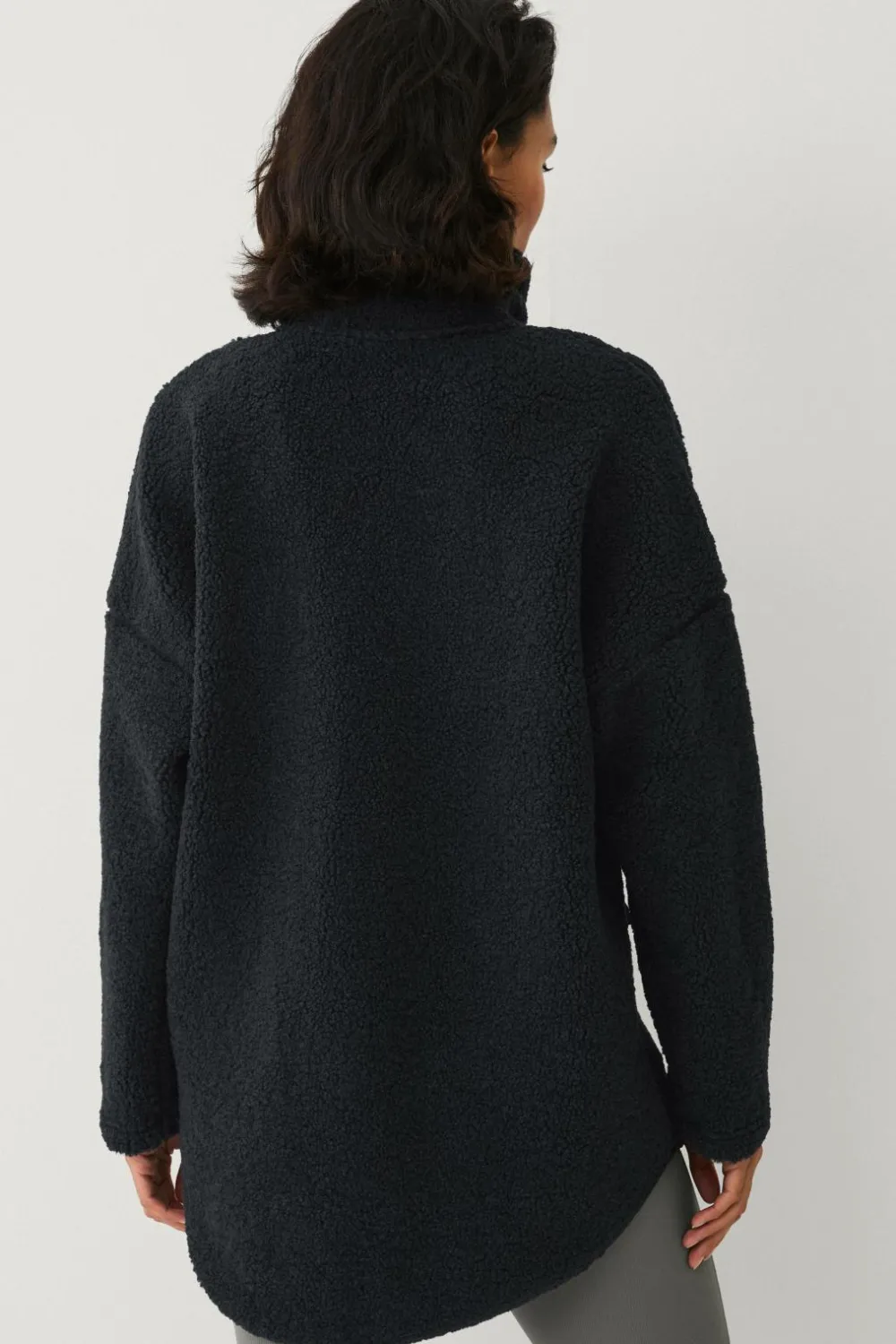 Ellos STUDIO Fleecejakke Full Zip Pile Core Sort Outlet