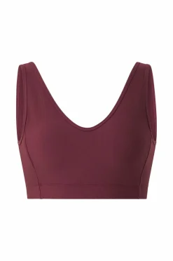 Ellos STUDIO Sports-bh V-neck Structure Vinrød Best
