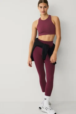 Ellos Træningstøj|Træningstøj>STUDIO Sports-bh Studio Bra High Neck Core Vinrød