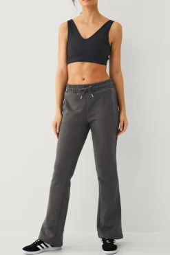 Ellos STUDIO Sweatbukser Sweat Pants Flare Core Gråbrun Best