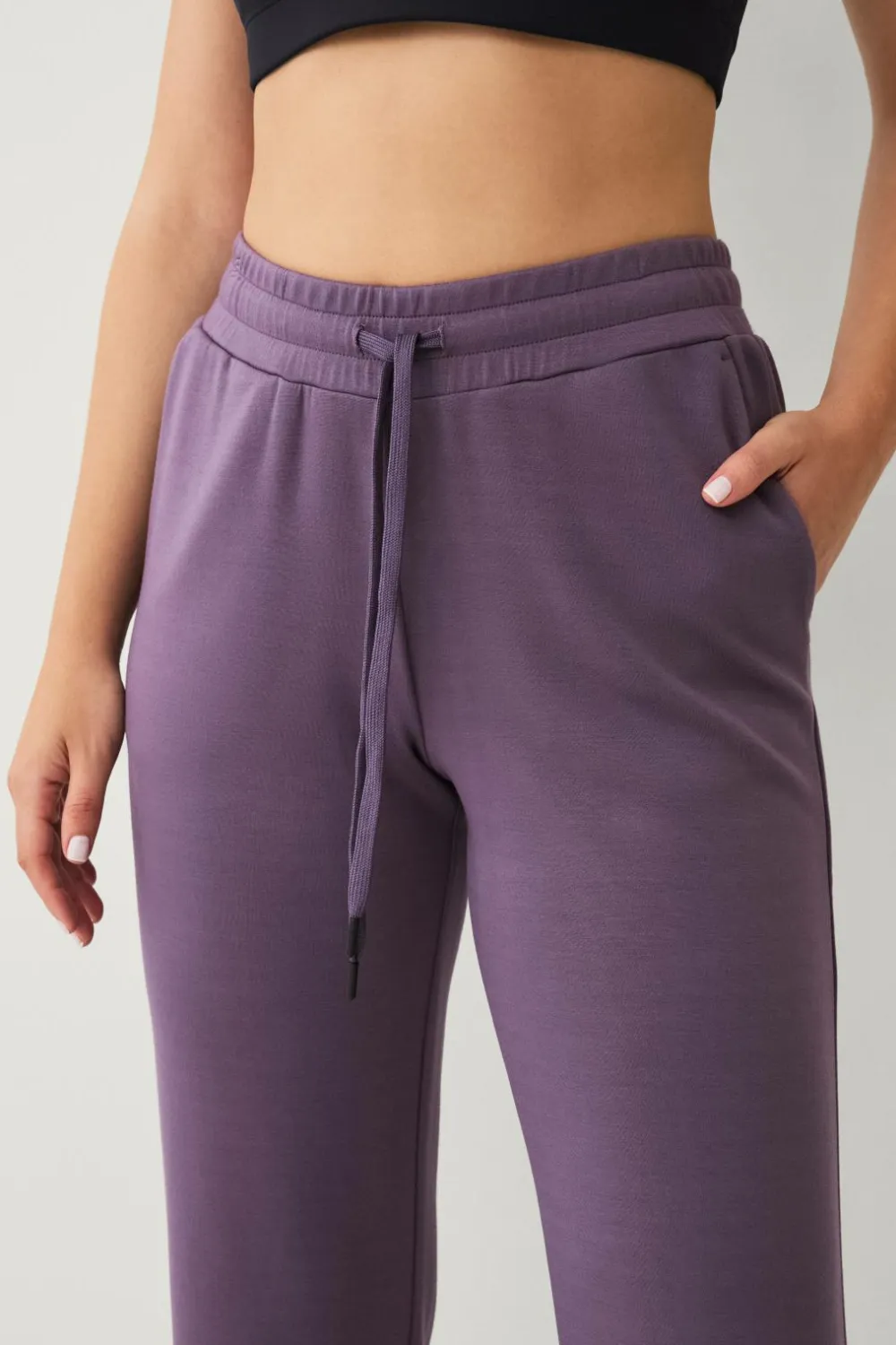 Ellos Træningstøj|Træningstøj>STUDIO Sweatpants Tech Sweatpants Straight rosa lila