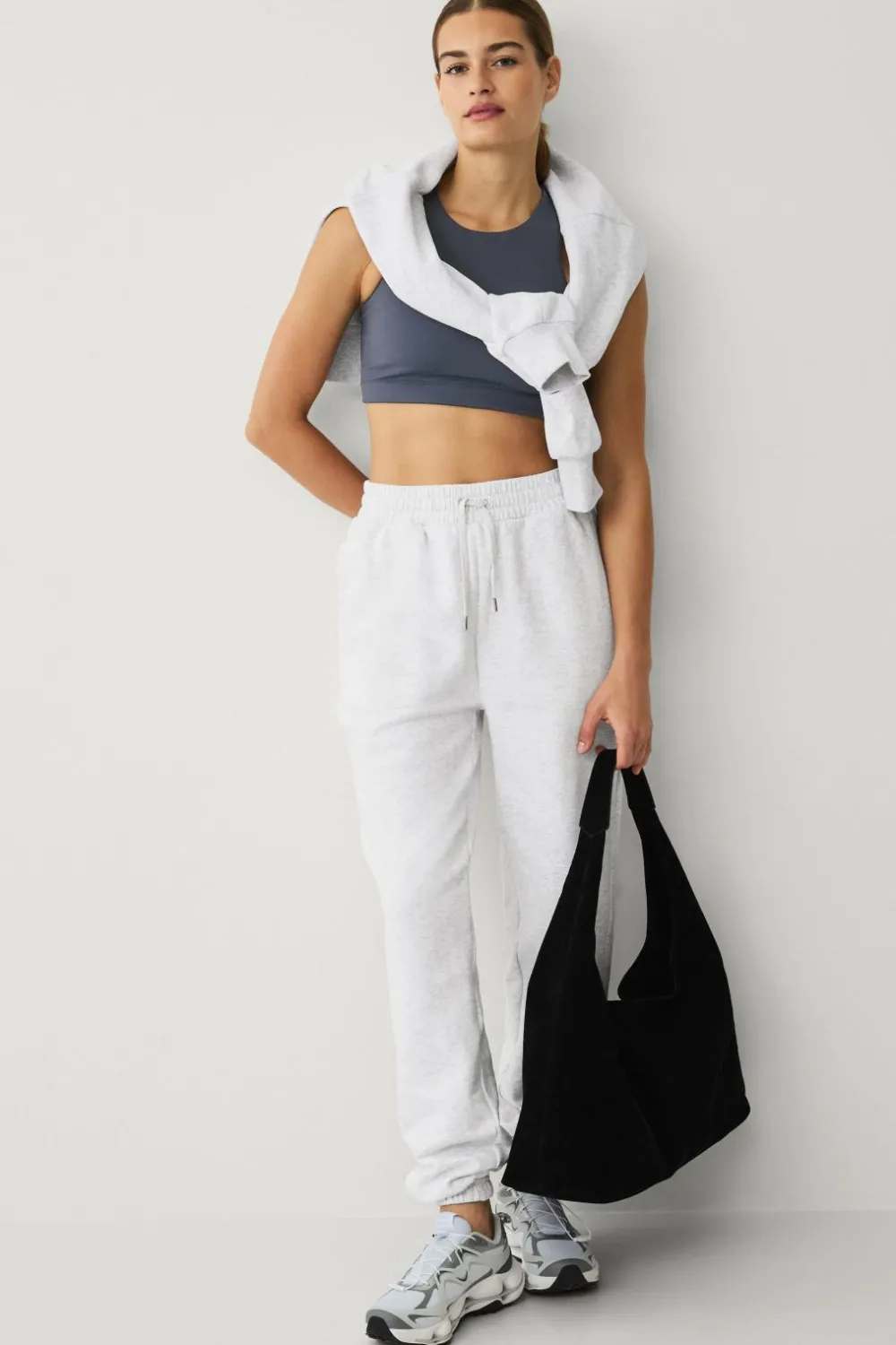 Ellos STUDIO Sweatpants Cuff Core Grå melange Outlet