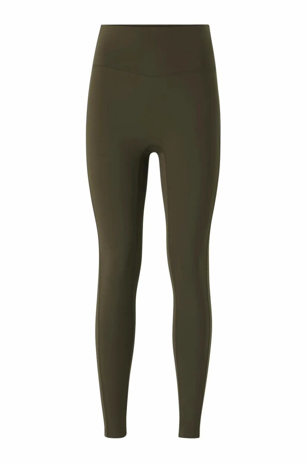 Ellos Træningstøj|Træningstøj>STUDIO Træningstights Studio Tights Flat Front Core Mørke skovgrøn
