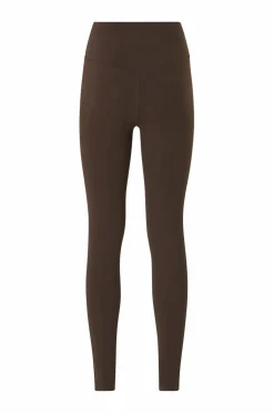 Ellos STUDIO Træningstights Warm Tights Flat Front Core Mørkebrun New