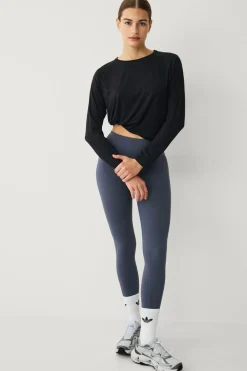 Ellos STUDIO Træningstop Loose Top Core LS sort Clearance