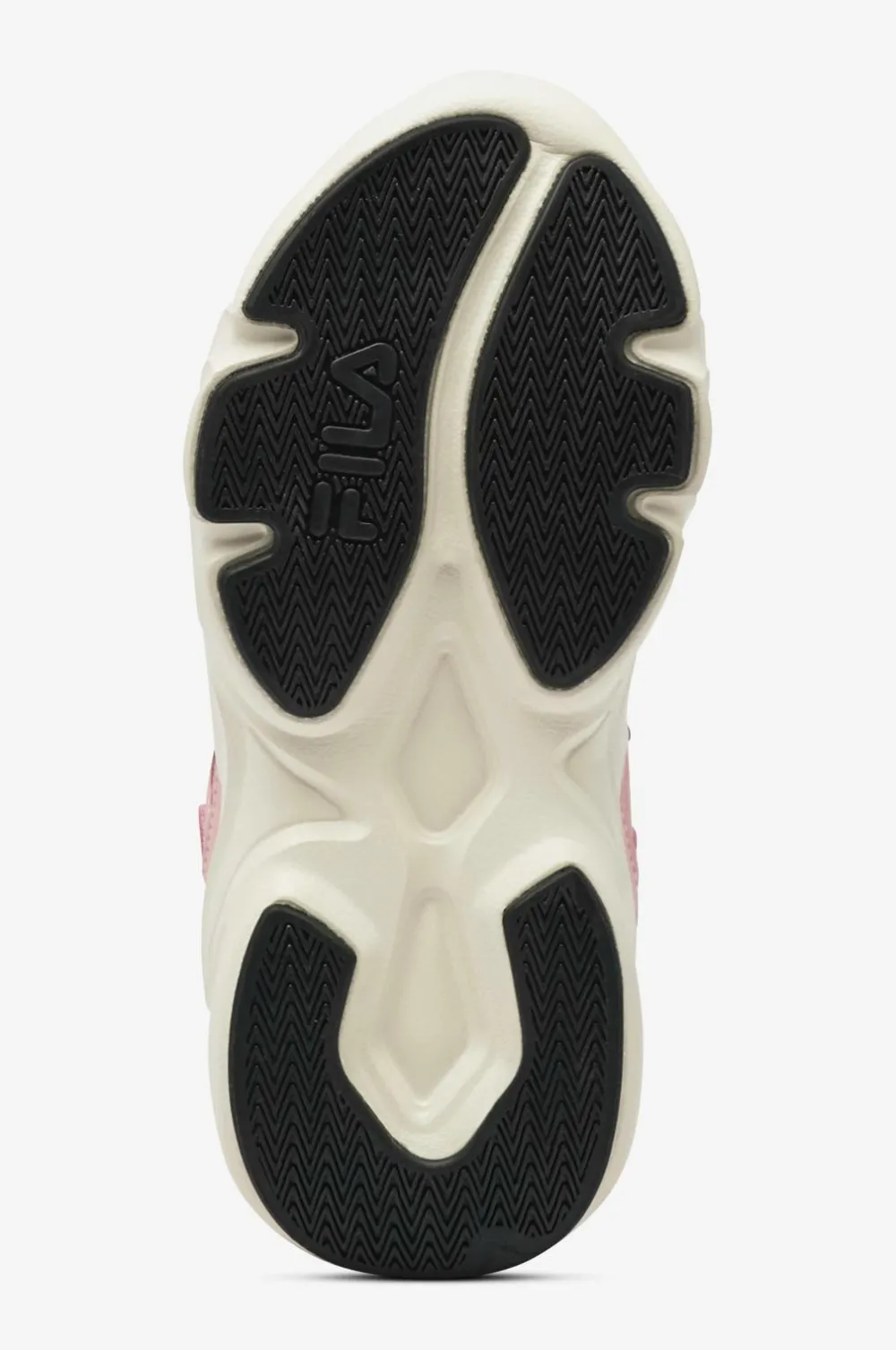 FILA Kondisko Collene Logo Kids White-powder pink New
