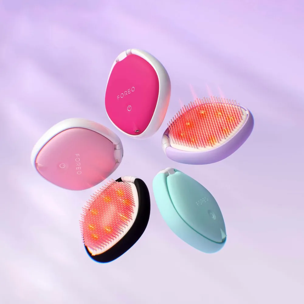 FOREO Hårbørster>FLIP™ Play Advanced LED Light Hairbrush I LILAC YOU!