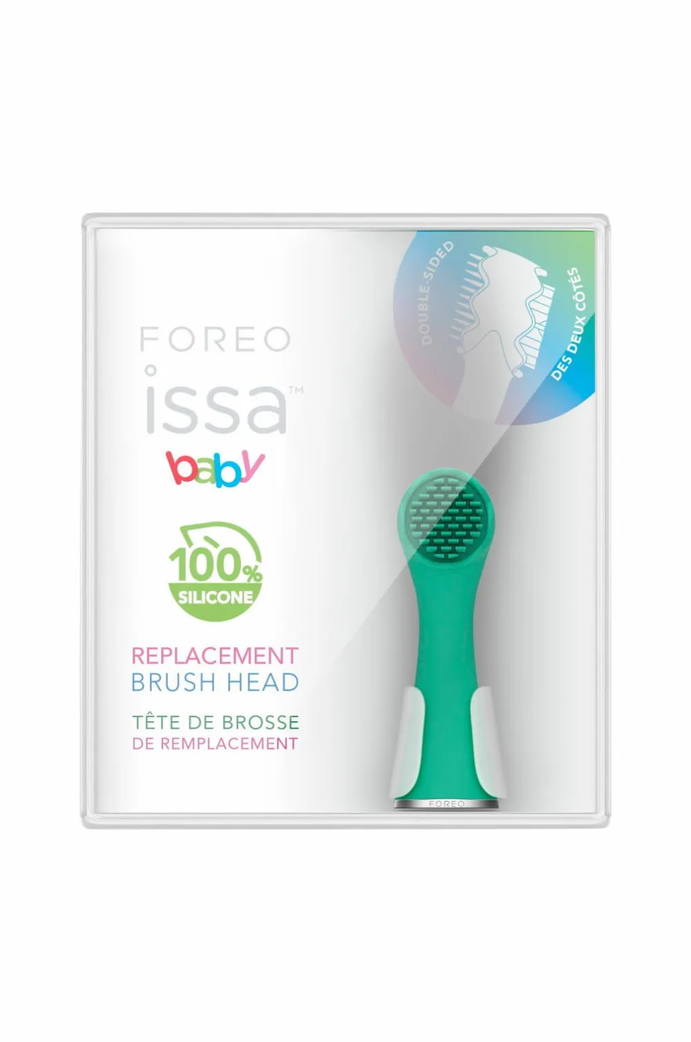 FOREO ISSA™ 4 Baby Brush Head Kiwi Green Clearance