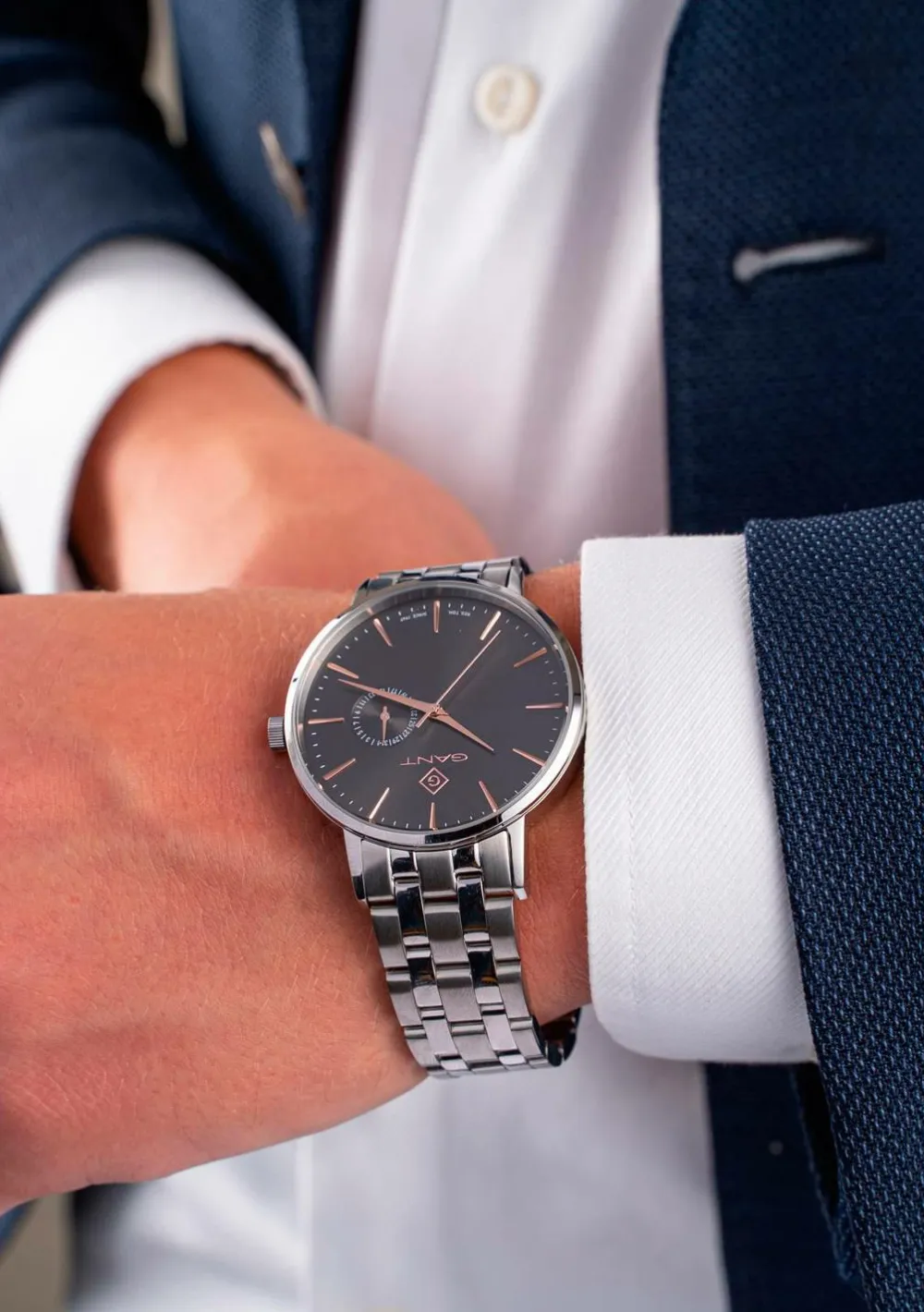 Gant Ure>Park Hill III Grey/Stainless steel