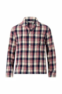 Gant Pyjamas Flannel Check Pajama Set Gift Box Ruby Red Discount
