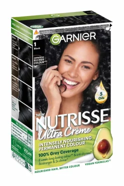 Garnier Hårfarve>Nutrisse Ultra Créme 1 black