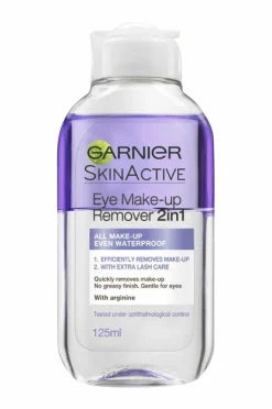 Garnier Skinactive Eye Make-Up Remover 2IN1 For All Skin Types 125 Ml No Color New