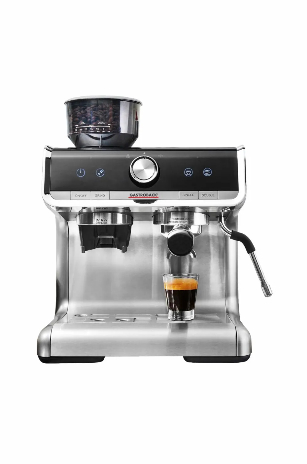 Gastroback Kaffe- & Espressomaskiner>Design Espresso Barista Pro Sølv