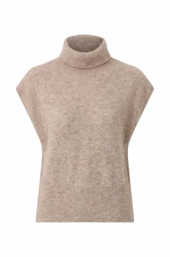 Gestuz Trøjer & Cardigans>Vest GZalpha Warm sand melange