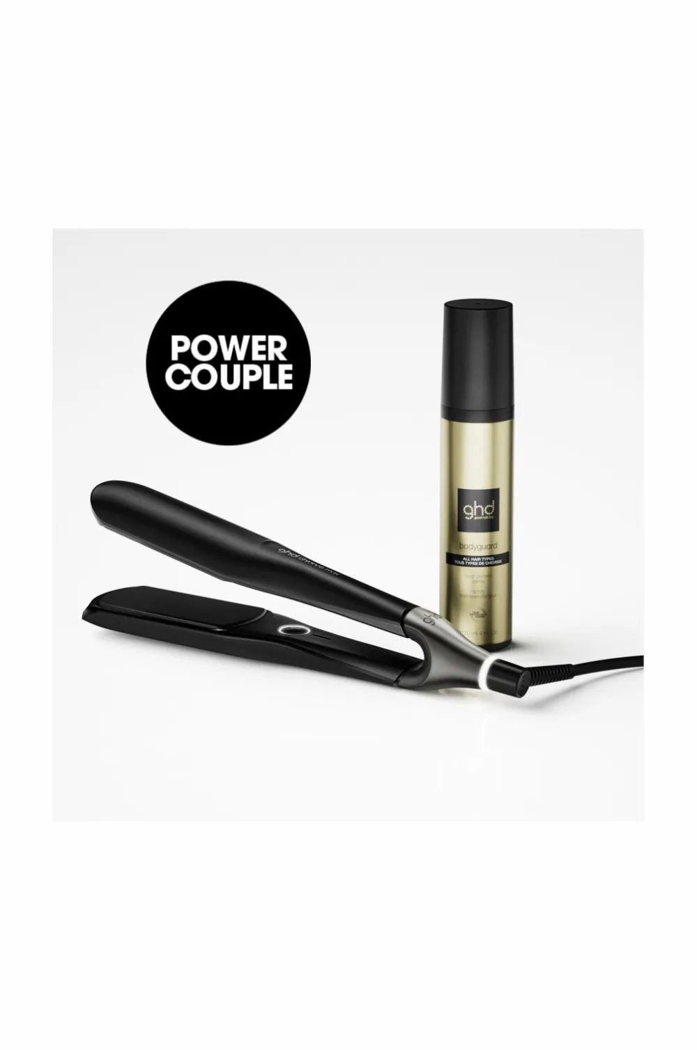 ghd Chronos Max glattejern med bred plade Sort Clearance