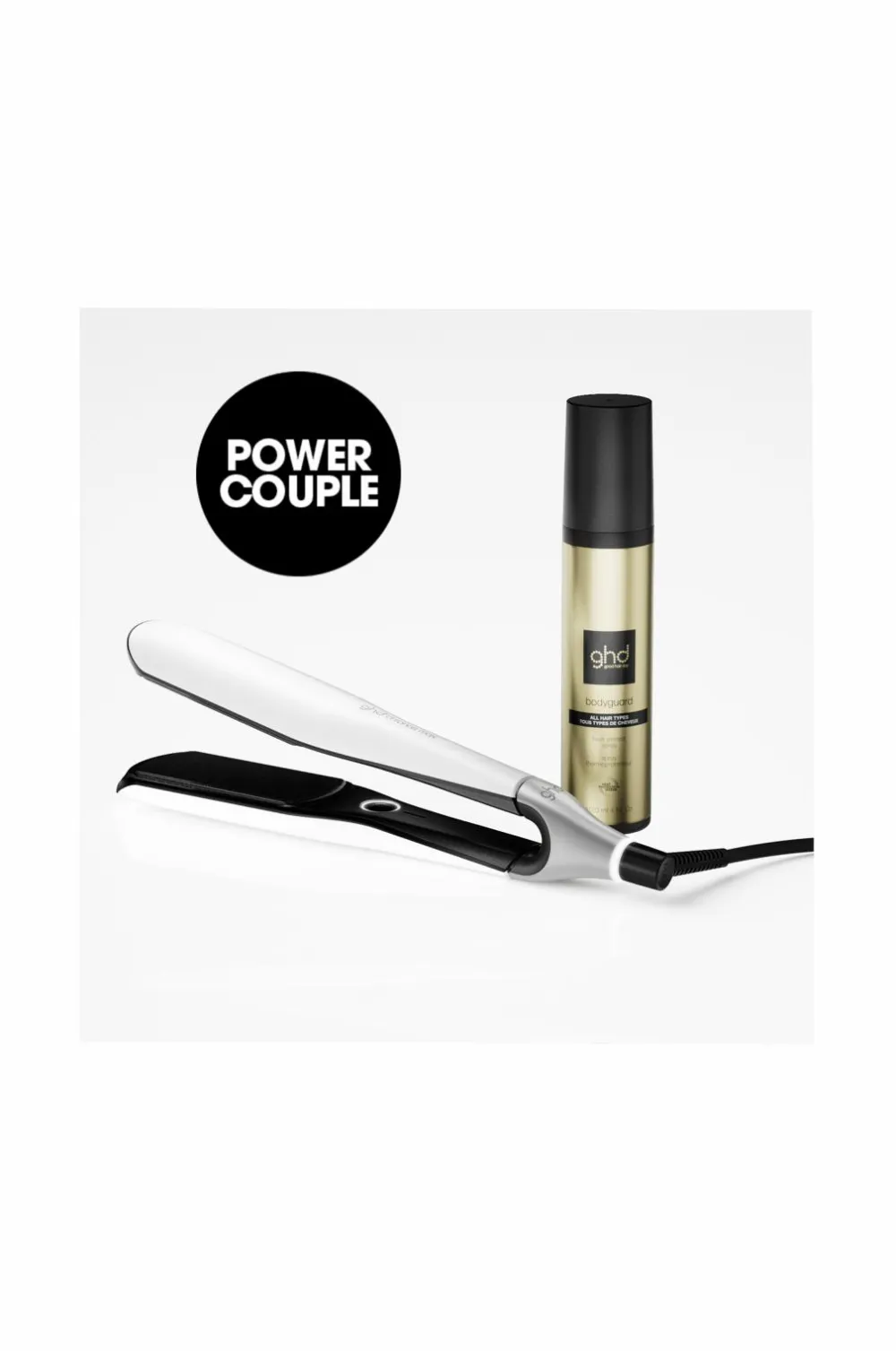 ghd Varmeredskaber>Chronos Max glattejern med bred plade Hvid