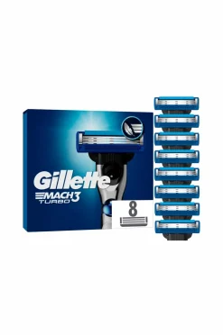 Gillette Barbering|Barbering>Barberblad Mach3 Turbo 8-pak No color