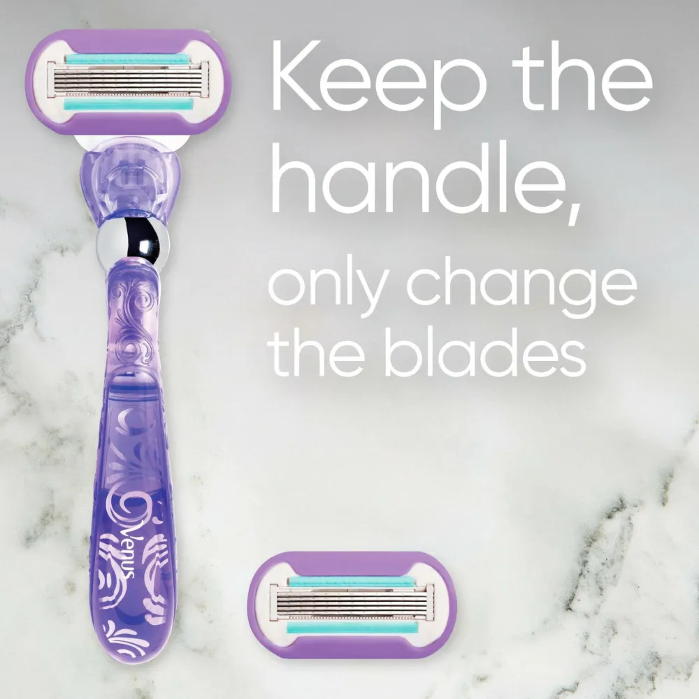 Gillette Hårfjerning>Barberkniv Deluxe Smooth Swirl med 3 barberblade No color