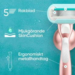 Gillette Udjævningsplan Pro Smooth Sensitive + 3 barberblade No color Sale
