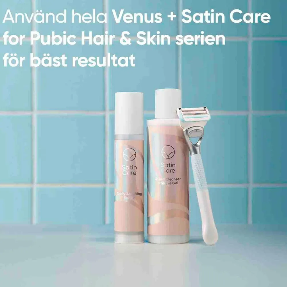 Gillette Venus Satin Care Cleanser + Shave Gel 190 ml No color Hot