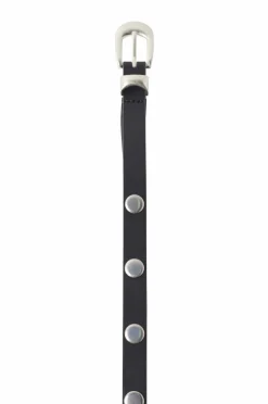 Gina Tricot Bælter>Bælte Stud Detail Belt Black/silver
