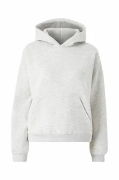 Gina Tricot Hættetrøje Iconic hoodie Lt grey melange Discount