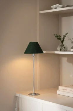 Globen Lighting Lampeskærm Iris 20 Mosgrøn bouclé Clearance