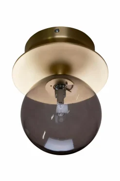 Globen Lighting Væglampe/loftlampe Art Deco IP Røg/messing Online