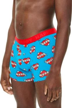 Happy Socks Boksershorts Super Dad Short Boxers Gift Set 2-pak Blue Discount